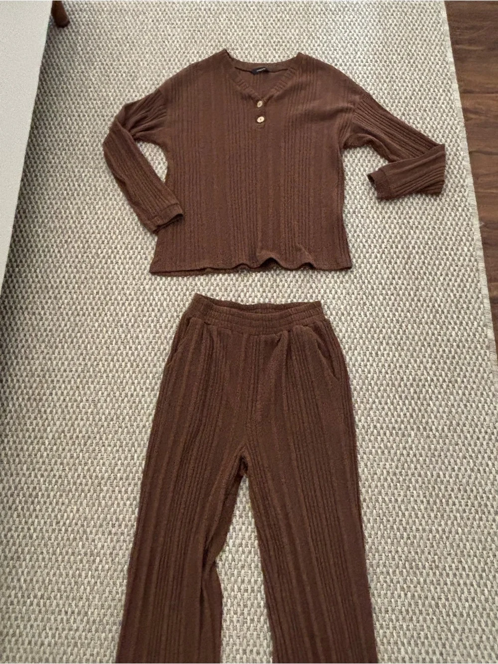 Ribbed Lounge Set -NWOT